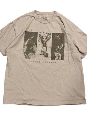 Hozier Unreal Unearth 2025 Photo Tour Shirt Size 2XL Indie Pop Beige Tan Brown